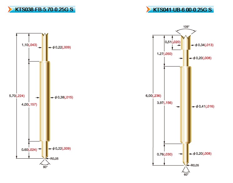 BGA探针、双头探针、弹簧测试探针、开关探针、大电流探针